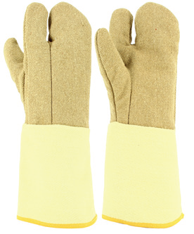 STARLİNE C2AGP/18TK Kevlar Isı Eldiveni 3 Parmaklı 38 cm Ölçü:10 / XL - 30 Çift (500°C)