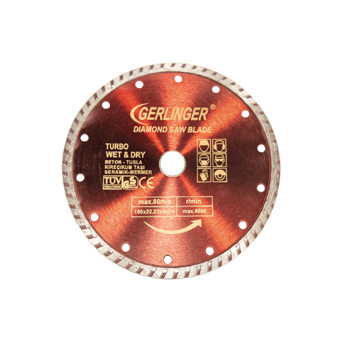 GERLİNGER Turbo Elmas Daire Testere 230 mm