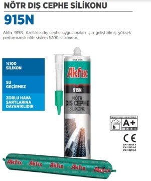 Akfix 915N Dış Cephe Silikonu