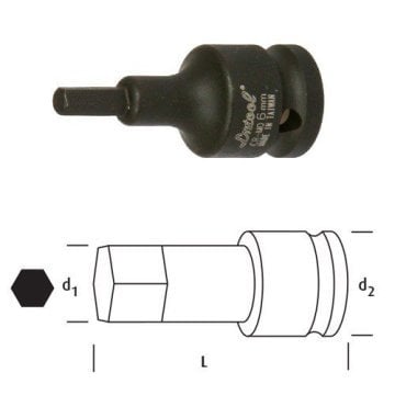 OSAKA Havalı Allen Lokma Ucu 3/8''