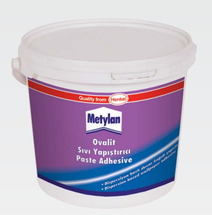Metylan Ovalit Sıvı Hazır Duvar Kaplama Yapıştırıcısı (5 KG Plastik Kova)