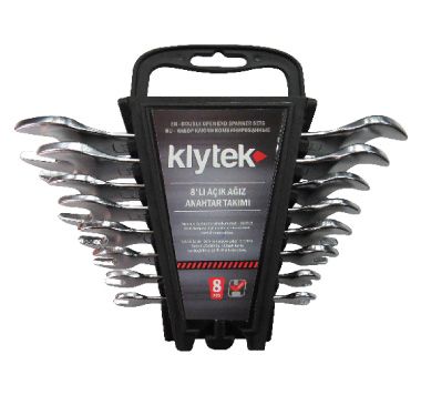 Klytek Açık Ağız Anahtar Takımı 8 Pc