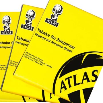 ATLAS Su Zımparası -  50 ADET (Waterproof Abrasive Sheet)