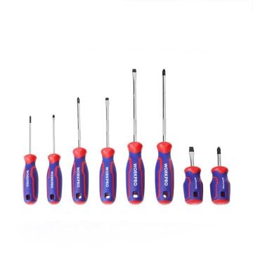 WORKPRO WP200505 8 Parça Profesyonel CR-V Manyetik Tornavida Seti