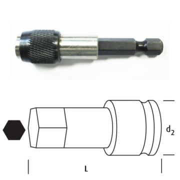OSAKA Havalı Bits Lokma Adaptörü 1/4''