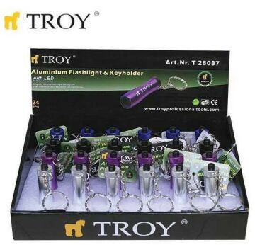 TROY 28090 Ledli EL Feneri Pilli 30 Lümen