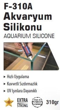 SGS Akvaryum Silikonu 310 Gram - 12 ADET
