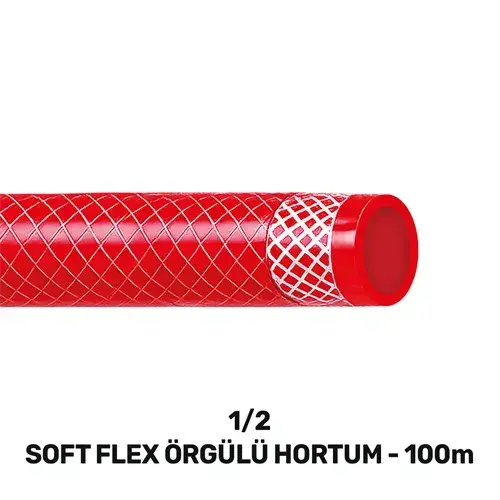 SGS4342 - 1/2 SOFTFLEX ÖRGÜLÜ HORTUM 100 MT