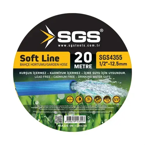 SGS4355 - 1/2 SOFTLINE SİLİKONLU HORTUM 20 MT