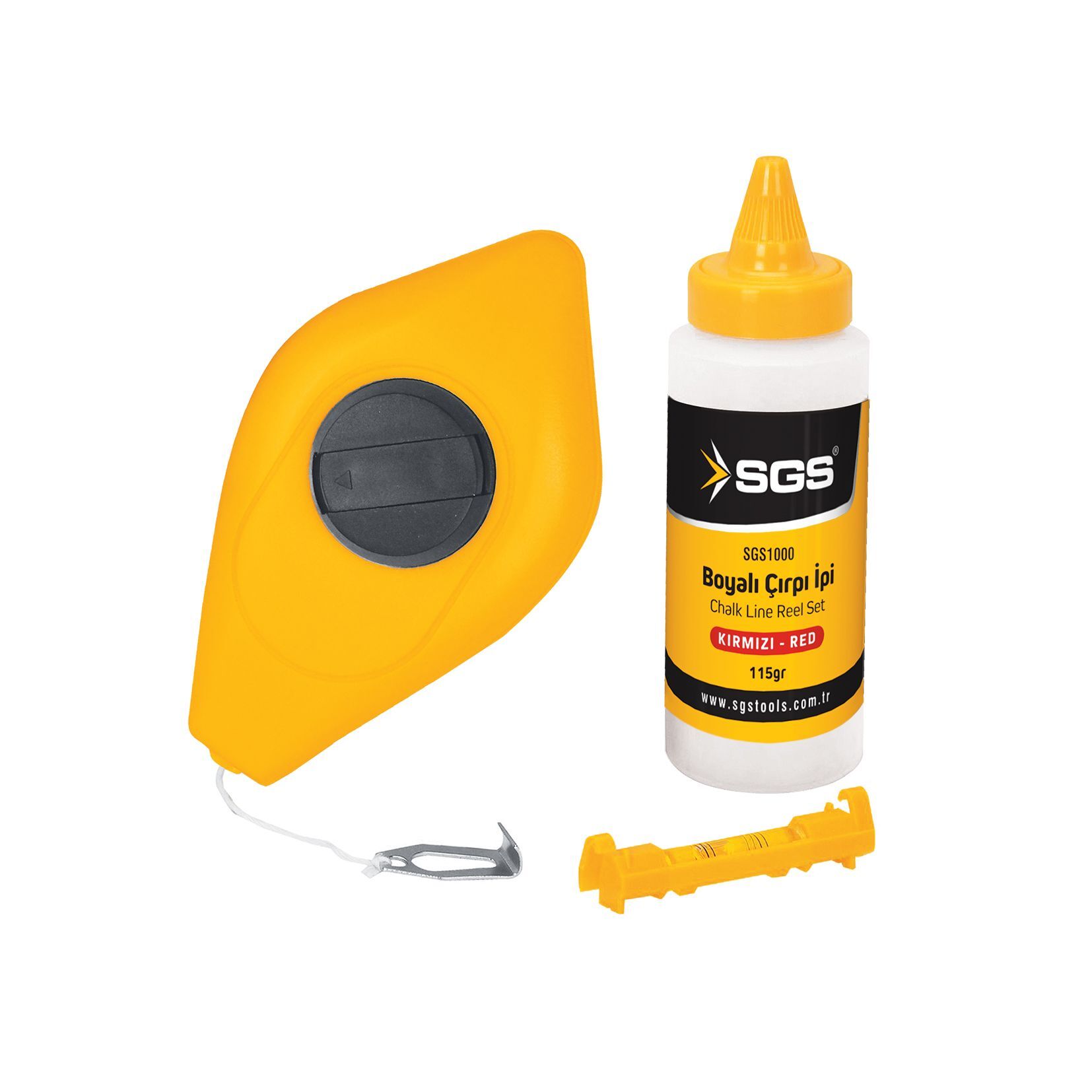 SGS 1000 - Boyalı Çırpı İpi (Kırmızı )