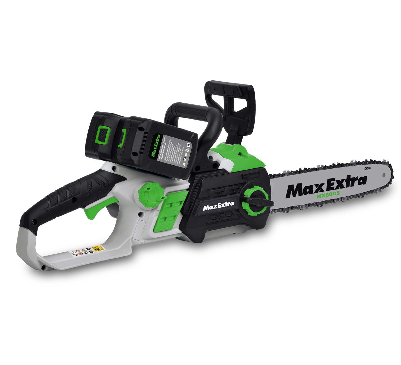 Max Extra MX8005 - 40 Volt 4 Amper Akülü Ağaç Kesme Motoru 30cm Pala