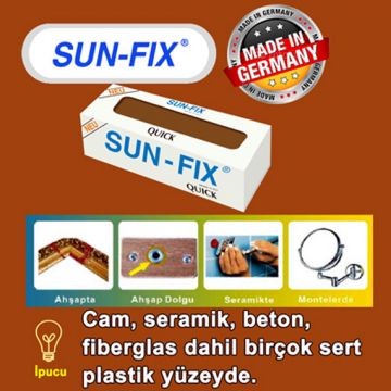 SUNFİX S 50002 - QUICK Macun Kaynak Yapıştırıcı