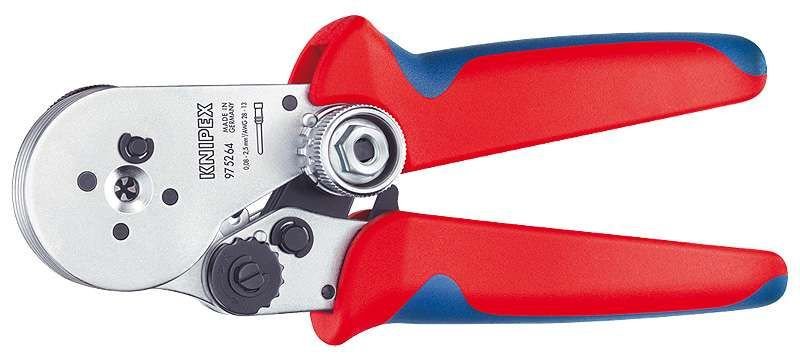 Knipex 975264180 Dört Çeneli Kablo Yüksük Sıkma Pensi 180mm