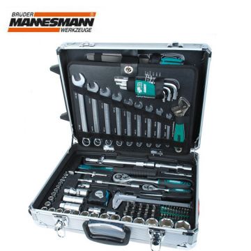MANNESMANN MAN 29077 Alüminyum Çantalı Tekerlekli Alet Seti 159 Parça