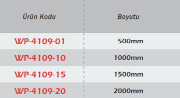 WERKA Silindir Komparatörü Uzatma Kolu
