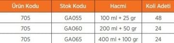 Akfix 705 MDF Sunta Ahşap İskelet Hızlı Yapıştırıcı 400 ML + 100 Gram