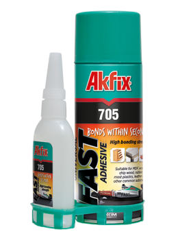 Akfix 705 MDF Sunta Ahşap İskelet Hızlı Yapıştırıcı 400 ML + 100 Gram