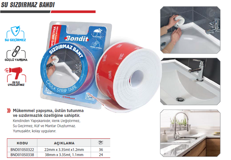 BONDİT Su Sızdırmaz Bandı