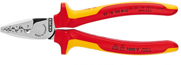Knipex 9778180 Yüksük Sıkma Pensesi 180mm