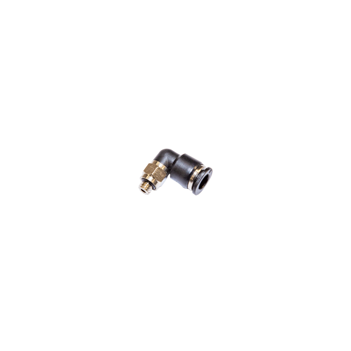 Mini Fitting - PL-C Dişli Kısa Gövde Dirsekler M5 - 4mm