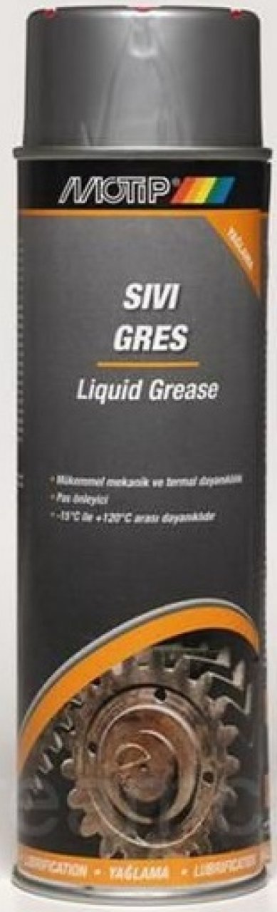 MOTİP Sıvı Gres Yağlama Pas Önleyici Sprey 500 ML - LIQUID GREASE