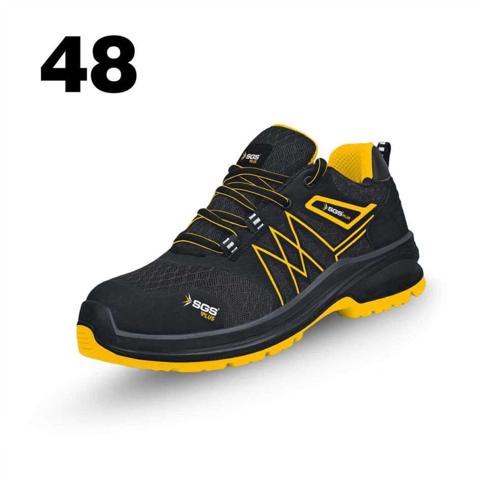 SGS2948 - No:48 Cross S1 Çelik Burunlu Spor İş Ayakkabısı - Ergonomik - Antistatik - Su Geçirmez - Nefes Alır