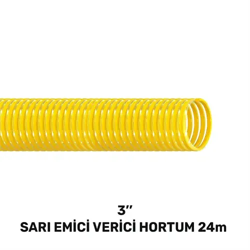 3'' SARI EMİCİ VERİCİ HORTUM 24 MT
