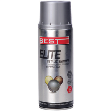 BEST Elite Parlak Metal Alüminyum Gri Sprey Boya 400 ML
