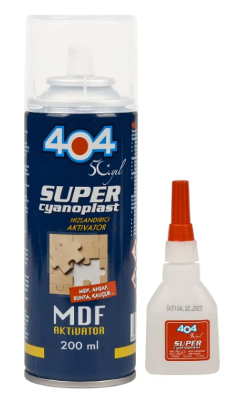 404 MDF Hızlı Yapıştırıcı Sprey 400 ML