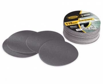 SGS Cırtlı Zımpara Silikon karbid 115 mm (100 Adet)