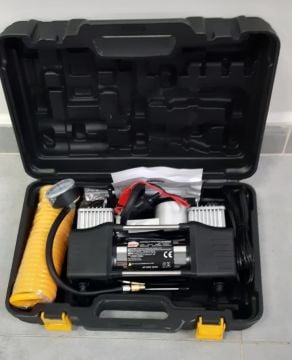 Autokit FA1-041 Çift Piston Lastik Şişirme 12 Volt Hava Kompresörü