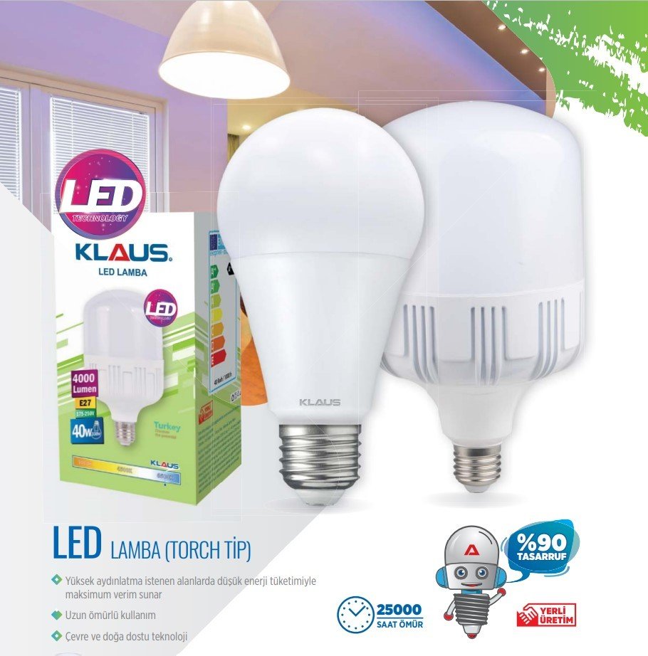KLAUS Led Lamba (Torch Tip)