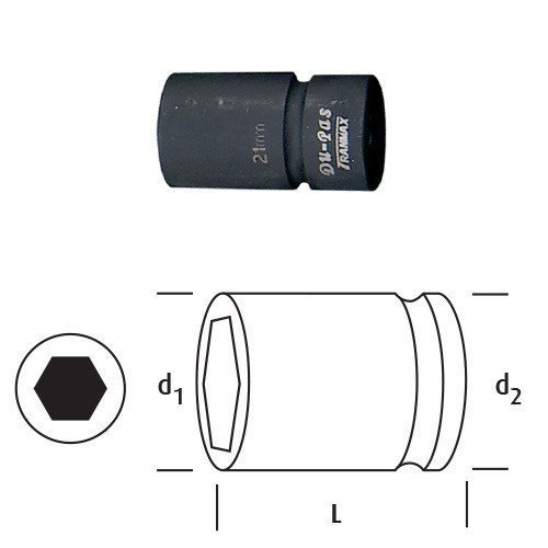 OSAKA Havalı İmpulse Lokma Ucu 1/2''