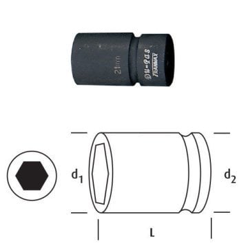 OSAKA Havalı İmpulse Lokma Ucu 1/2''