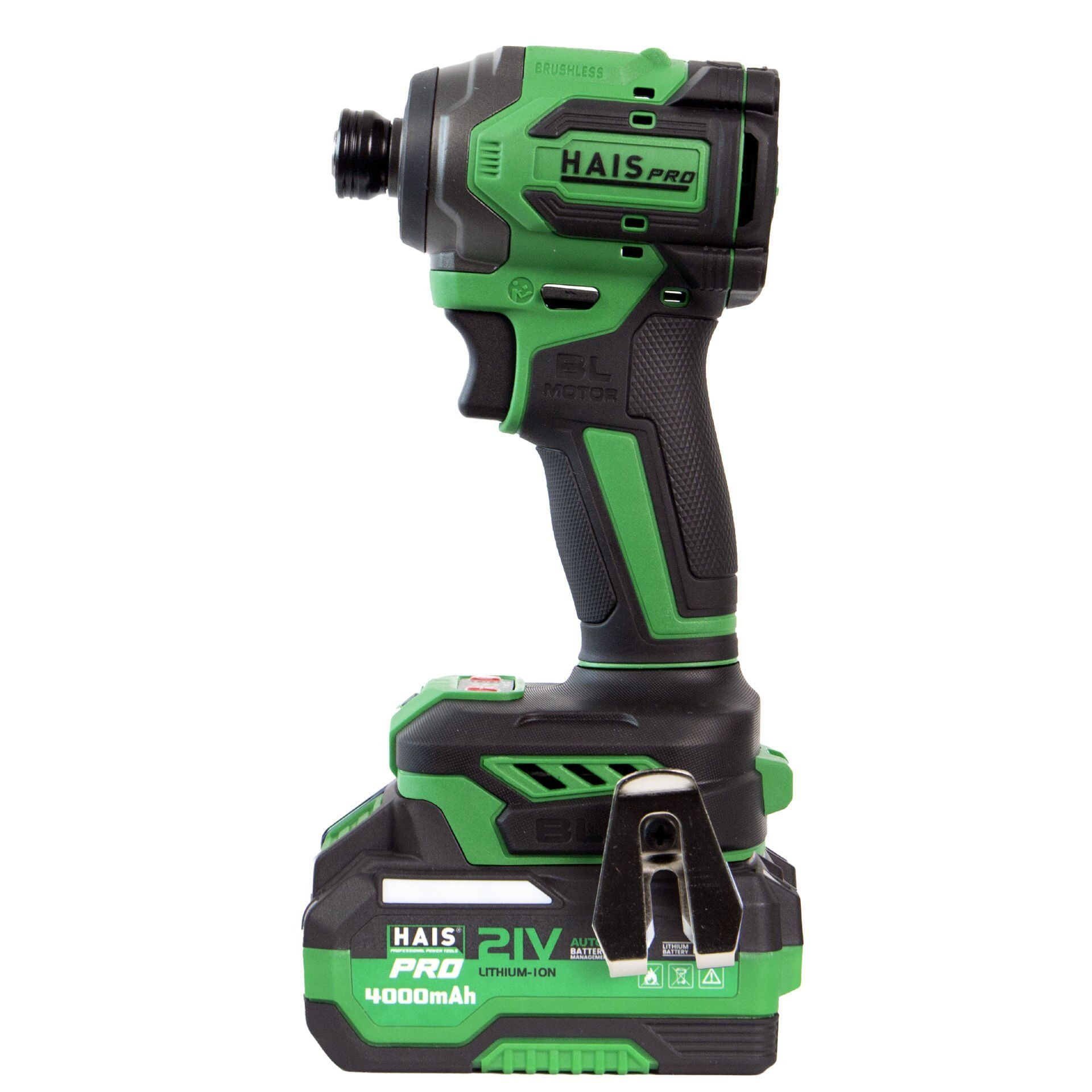 HaisPro (RB-SD2108 W) - 21 Volt 4 Amper Akülü Profesyonel Torklu Darbeli Vidalama Seti - Çift Akülü