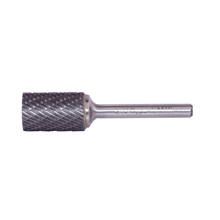 DW Karbür Kalıpçı Freze / Silindirik Düz - A Tipi 3 mm SAPLI - KOMPLE KARBÜR - 3mm