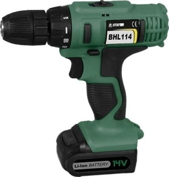 STAYER BHL 114 BK - Akülü Matkap Vidalama 14.4 Volt
