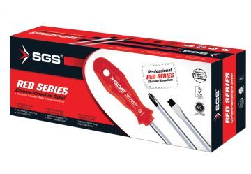 SGS 1029 Red Series Düz Tornavida 6x150
