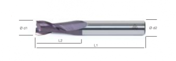 MTE Komple Sert Metal Parmak Freze 3 Ağızlı ( KSM - DIN 6528 )