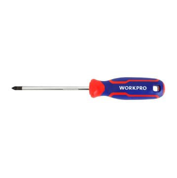 WORKPRO WP221036 PZ1x100mm CR-V Manyetik Profesyonel Yıldız Tornavida