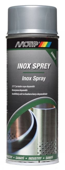 MOTİP Paslanmaz İnox Renk Sprey Boya 400 ML