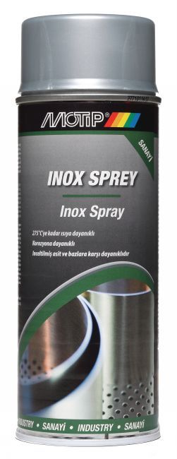 MOTİP Paslanmaz İnox Renk Sprey Boya 400 ML