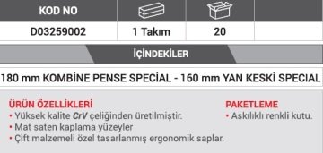 DHT Special Pense Seti 2 Parça