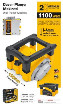 SGS5305 Elektrikli Duvar Planya Makinesi 1100 Watt