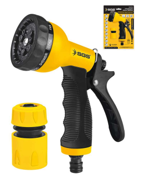 SGS4256 - 9 Fonksiyonlu Bahçe Sulama Tabanca Seti 2 Parça