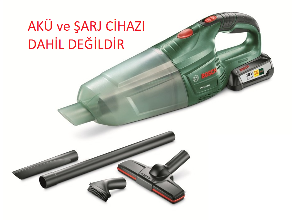 BOSCH PAS 18 LI Baretool Akülü El Süpürgeleri 18 Volt