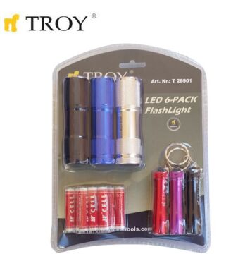 TROY 28901 LED El Feneri Seti 6 Parça