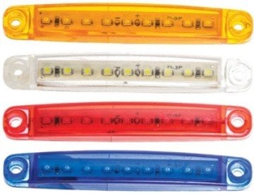 EMR53 - 9 Ledli Parmak Lamba Şeffaf Camlı