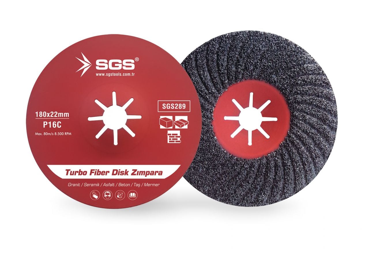SGS 288 Turbo Fiber Disk Zımpara 115mm