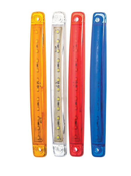 EMR54 - 12 Ledli Uzun Parmak Lamba Şeffaf Camlı